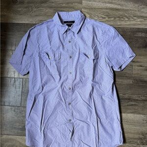 Marc Anthony Purple Casual Button Down Shirt